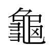 龜汉字